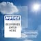 Signmission Deliveries Enter Here OSHA Notice Sign, Vinyl Decal, 7in W x 10in L, 2PK OS-2PACK-NS-D-710-V-10965 - alternate 5